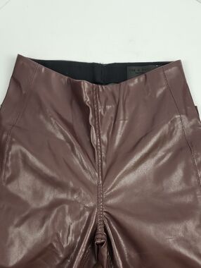 rag & bone Burgundy Faux Leather Pants